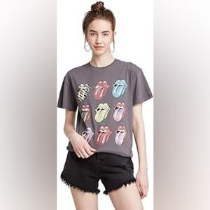 The Rolling Stones Gray Short Sleeve Tee